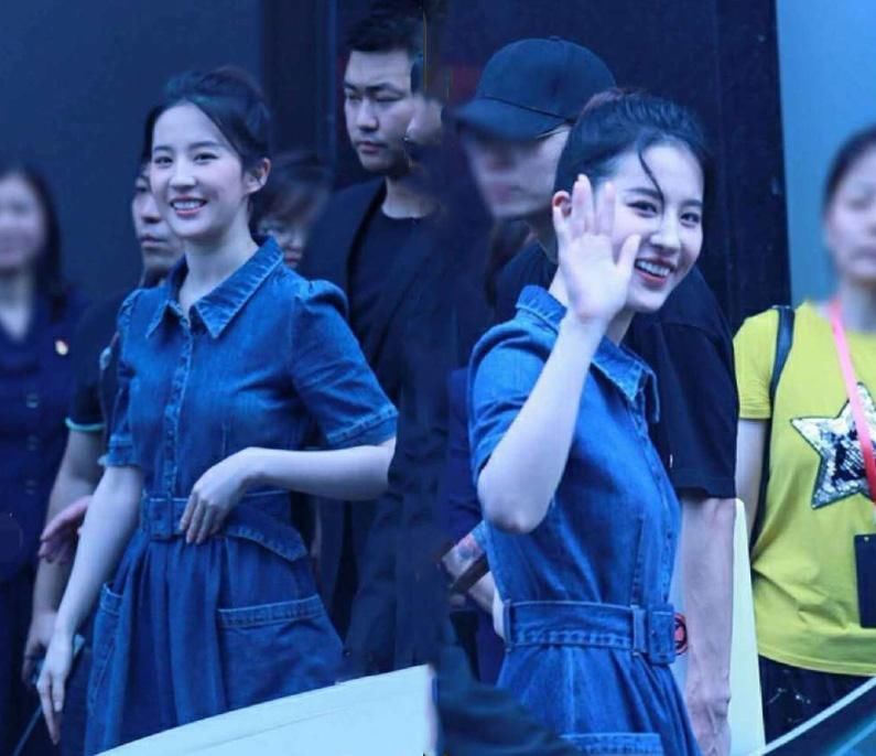 看了赵薇的牛仔裙，再看看刘亦菲，原来已婚和未婚的差别这么大