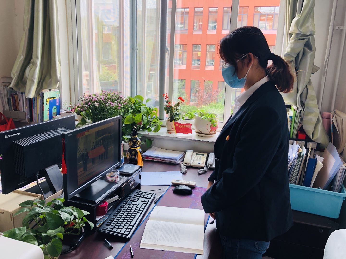  #一年之计在于春#一年之计在于春——济南第三十四中学第五次线上升旗仪式