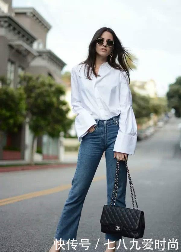 适合上班族的职场穿搭：衬衫＋牛仔裤，穿出干练洒脱范！