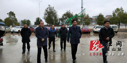 蓝山:县领导调研乡村振兴暨＂六大战役＂重点项目工作