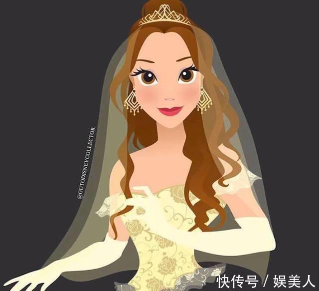 『乐佩公主』官宣!迪士尼公主结婚啦,公主们穿上婚服,花木兰的旗袍最好看!