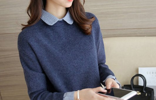 偷偷告诉你!今年流行“毛衣+娃娃衫”,洋气还舒适,简直美翻天