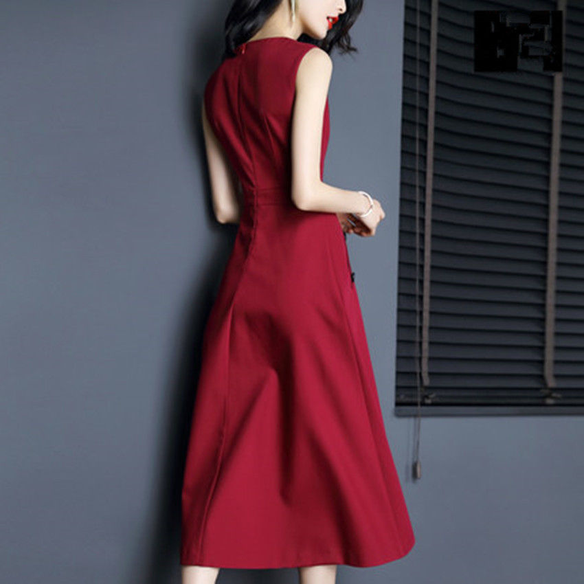 有一种典雅叫旗袍,有一种时尚叫酒红裙,建议6070后妈妈穿