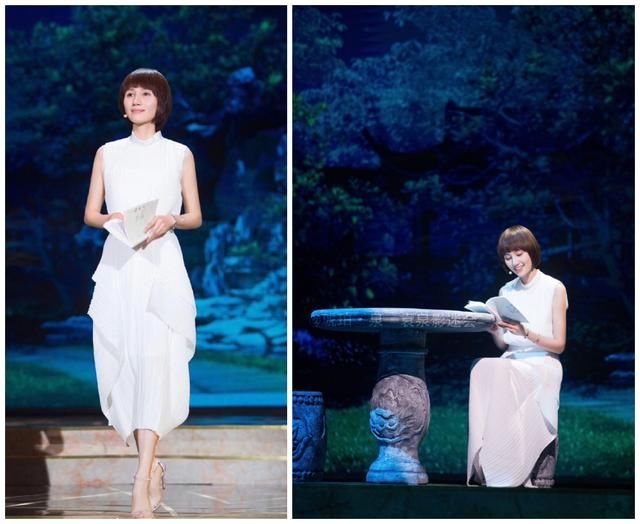 41岁袁泉魅力不减当年！穿连衣裙优雅又清新，好气质加分不少