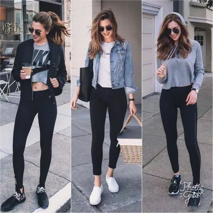 九分裤+运动鞋，才是入秋最潮搭配!!!