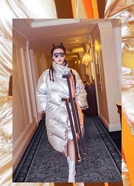 杨紫效仿范冰冰穿个性羽绒服,网友没有对比就没有伤害,差距大