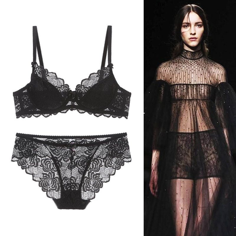 棉文胸赶紧扔掉，今夏流行这种薄、轻、透文胸，配丁字裤穿，刚好