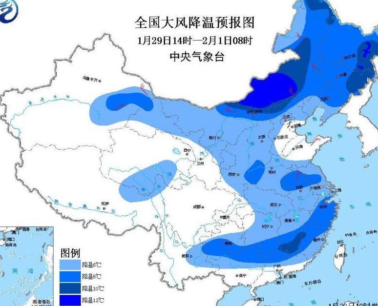 2019年第一场寒潮来了！大风降温裹挟着暴雪，要袭击这些地方
