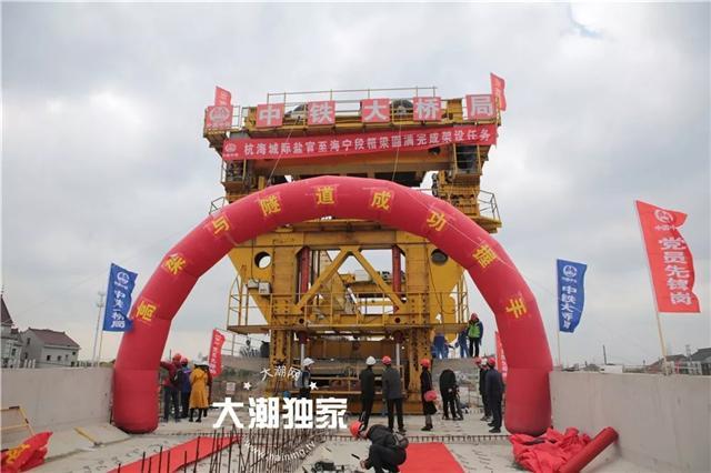 杭海城铁又有新进展 多个市区站点已经结顶！