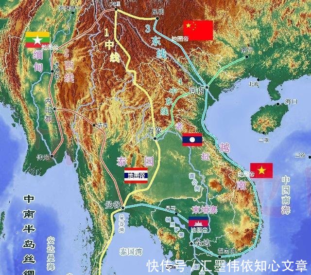  对比|云南和广西对比，哪个地方更有可能成为，以后中国直面东南