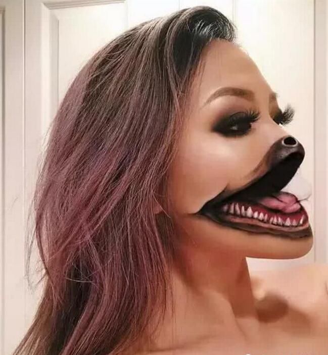 3D化妆技术，看到这样的妆容，是不是跟小编一样也吓了一大跳呢