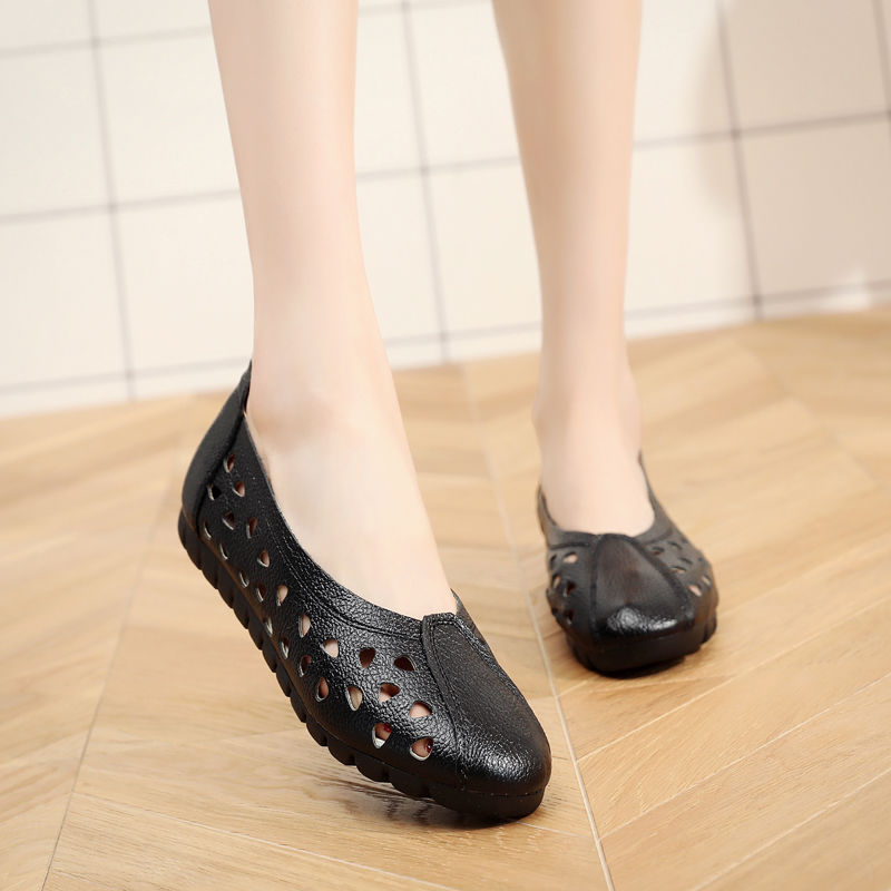 老婆和妹妹买了一双一样的女鞋，上脚优雅舒适不累脚，是女人都爱