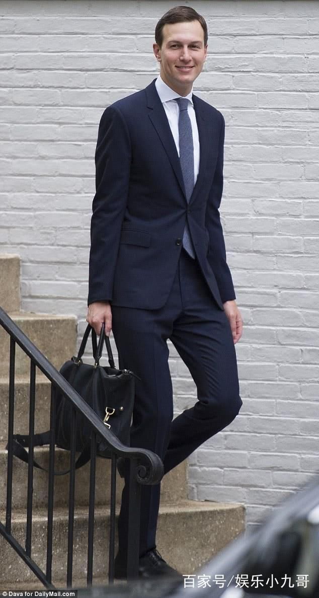 库什纳上班获闺女亲送，阿拉贝拉遗传伊万卡长腿