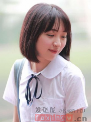 清新短发妹子 卖萌起来谁都比不了