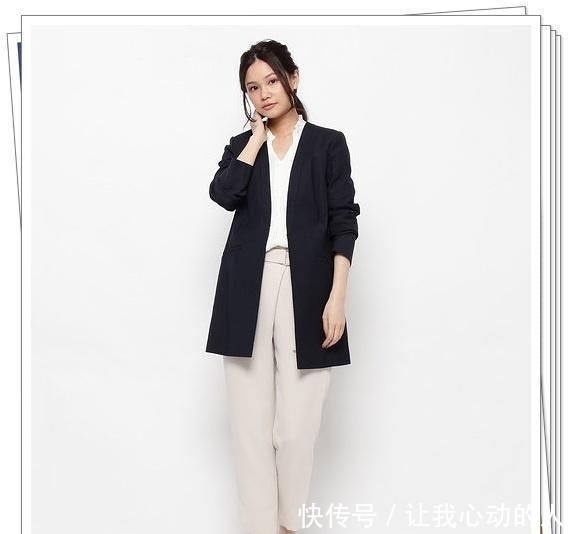 搭配■西装不要领子?日本30岁轻熟女人现在流行的春季造型