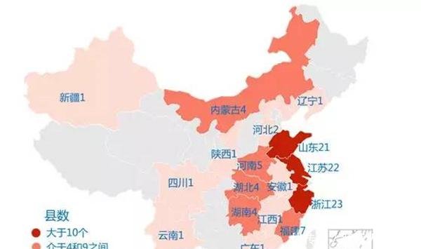 中国西部十省仅有的四个全国百强县，看看四个西部骄子都是哪里