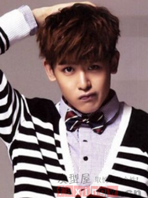 方块头发型 塑造时尚小男人