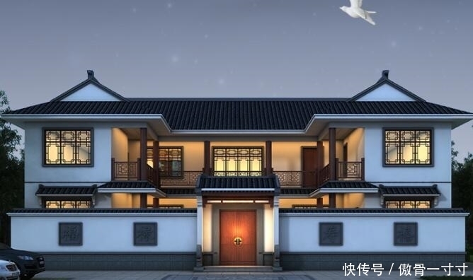  最合适|农村建房最美四合院，人见人夸，养花养鱼最合适