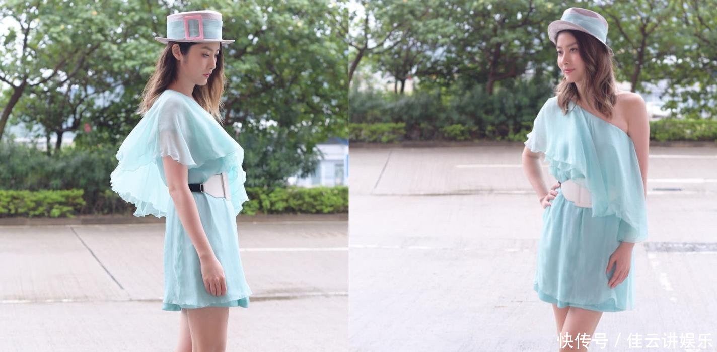 44岁陈慧琳真厉害! 穿白色连衣裙显年轻20岁, 少女路线很养眼!