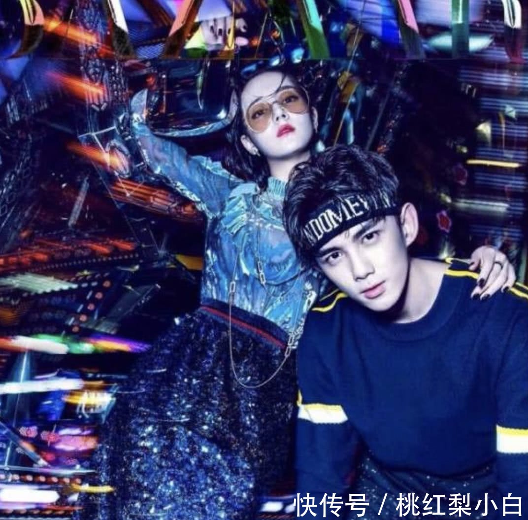 吴磊与迪丽热巴合作登上《时尚芭莎》酷炫造型