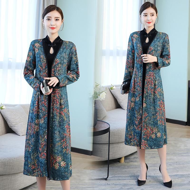 金秋一夜爆火的“名媛秋裙”，温婉优雅，50岁妈妈穿上气质若兰