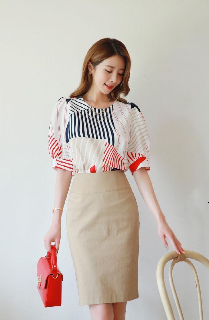 包臀裙穿出性感的美, 图5图6的黑裙, 别有韵味!