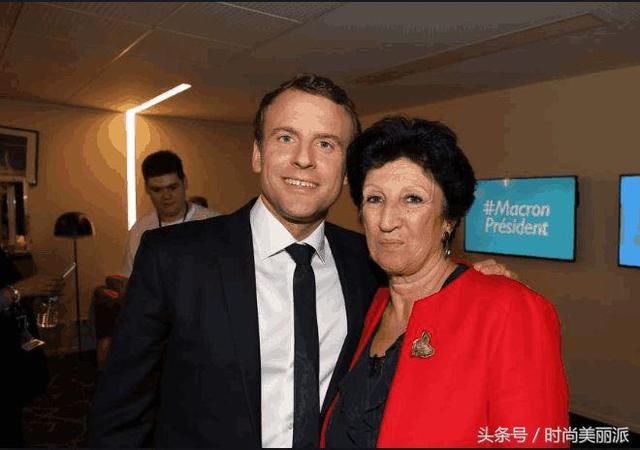 65岁法国第一夫人红衣好惊艳，撞衫68岁马克龙妈妈，气质不相上下