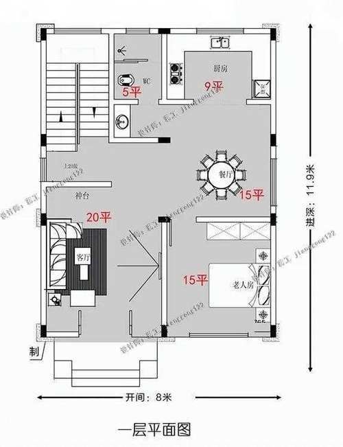  占地尺寸■5款80平左右的小户型别墅，3款仅需20万，这个造价做得出来？