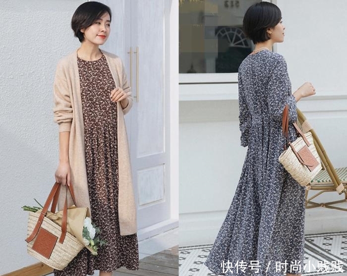  适合■旅行最适合的穿搭：随性慵懒“碎花裙”：给人感觉舒服又很治愈！