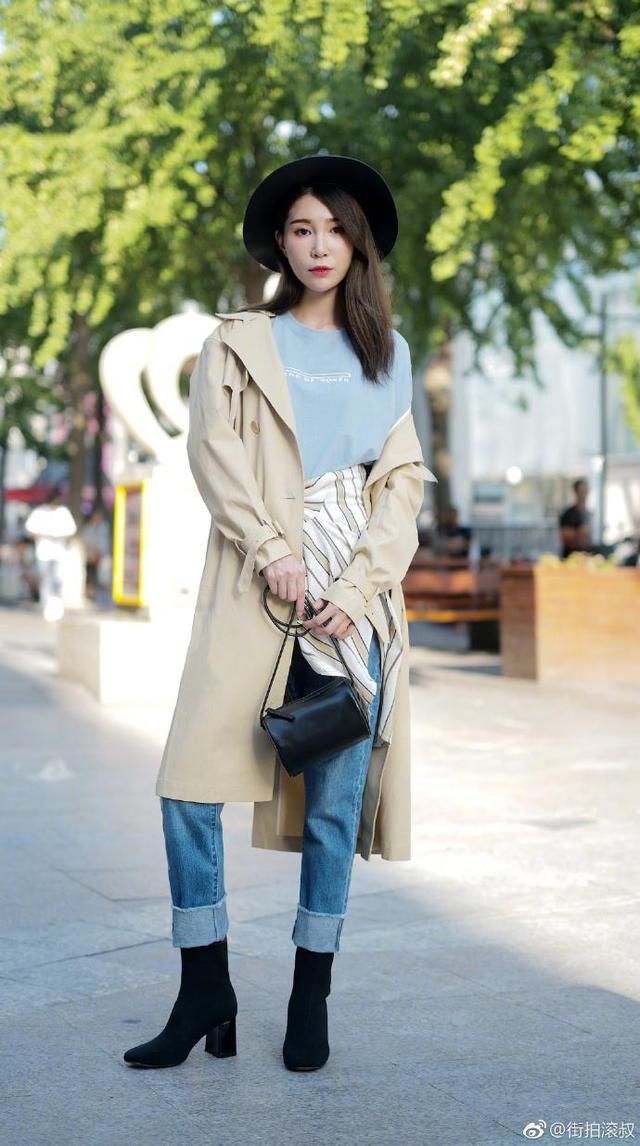 为什么漂亮女人秋天要穿风衣？看完她们的搭配或许一切都明白了！