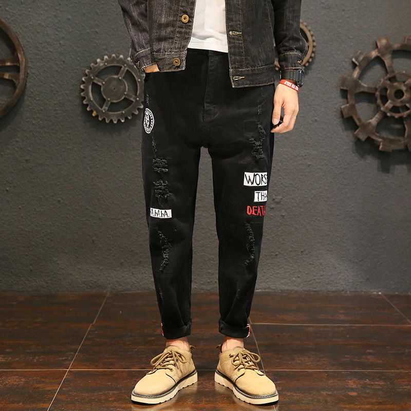 超级小男神，帅气的小裤子，期待你的带走，牛仔裤