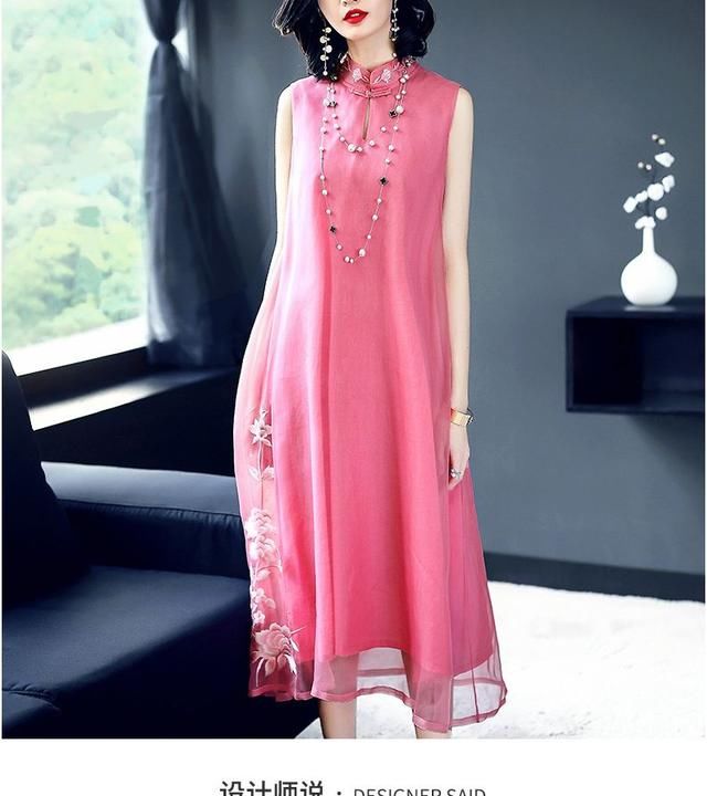 不同面料风格在旗袍上的呈现