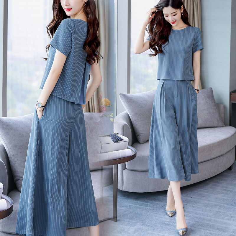 我滴天!160斤的姐姐太会打扮了，显瘦的休闲套装上身，美爆了