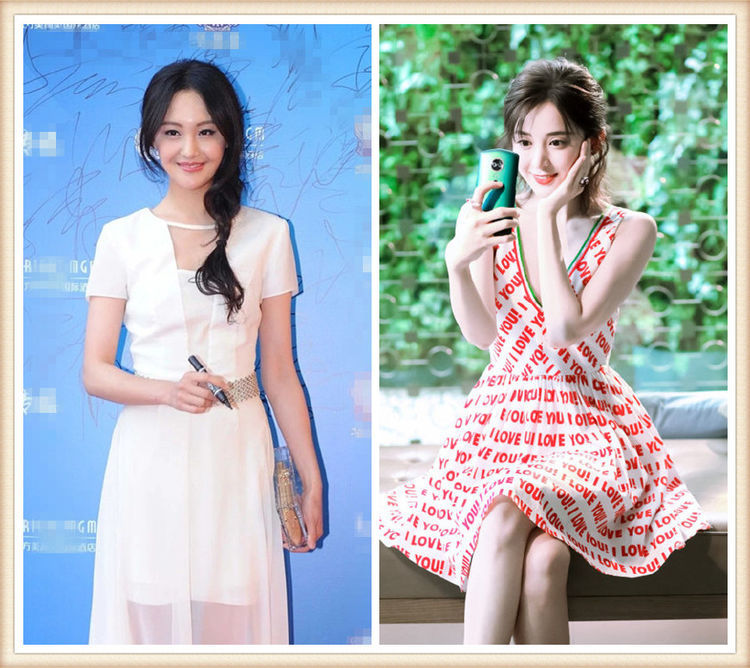 当古力娜扎和郑爽同穿裙子时，气质差距一目了然，张翰会更中意谁