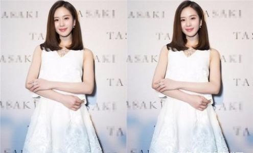 『礼服』30岁舒畅和30岁刘诗诗同穿礼服裙，网友：仙女脸和女神脸