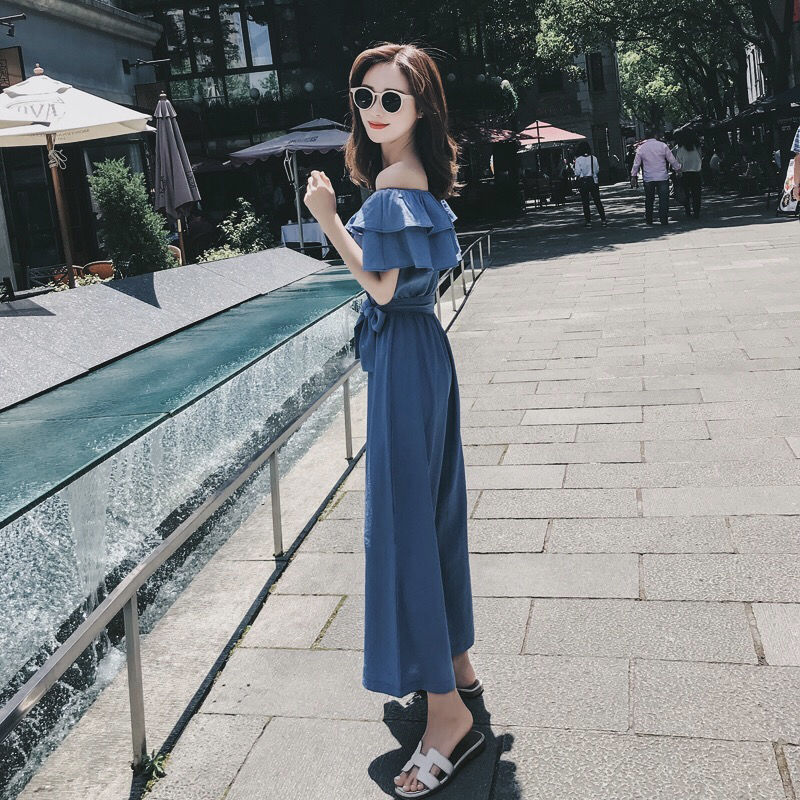 比连衣裙好看几倍的，一字肩裙，洋气显瘦，将你气质表现淋漓尽致