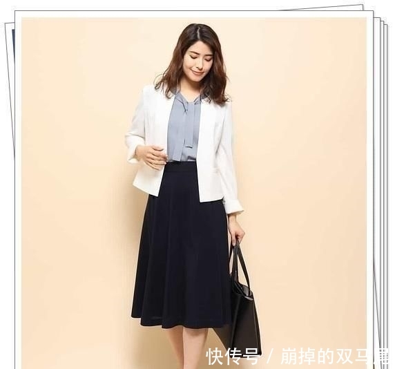 【搭配】西装不要领子?日本30岁轻熟女人现在流行的春季造型