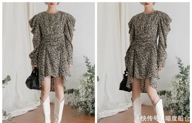 「碎花」学生如何穿搭显得时尚?照着穿就很美