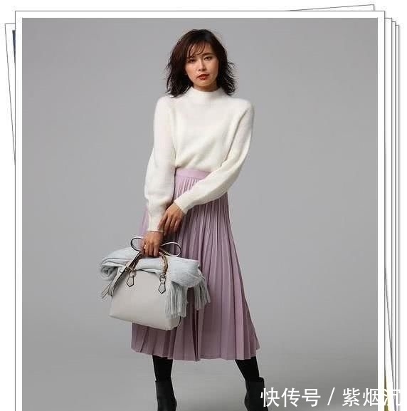  『柔软触感』15种“马海毛”针织衫日系造型，不容错过的冬季时髦搭配