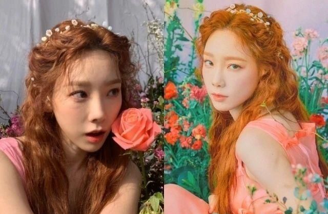  「个性」春天显白发色推荐！泰妍撞色焦糖橘，金多美手刷染展现个性美