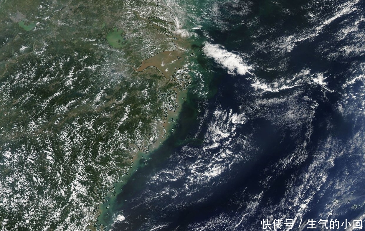  我国■什么情况？美国NASA卫星飞过我国华东，发现浙江近海大范