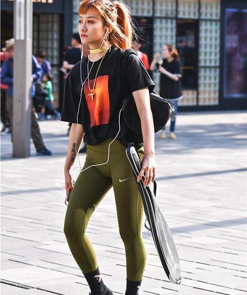 喜爱运动的姑娘，身材好气质佳