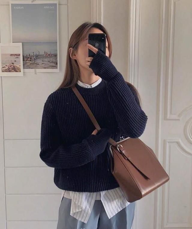  『蓝色』女生可甜可盐穿搭，合理利用衣橱单品，每天一套不重样！