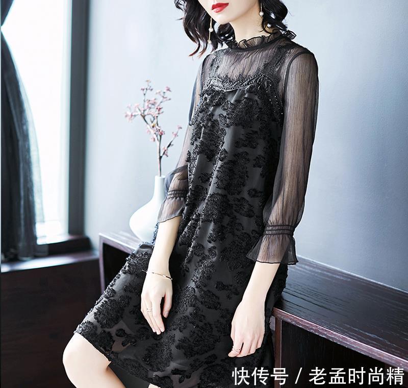 『宽松连衣』女人如果40来岁就要好好打扮!试试这些春裙,搭配裸靴,美炸天