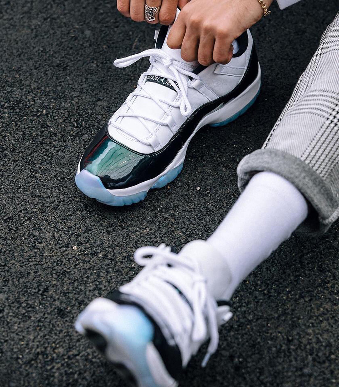 球鞋上脚精选|这可能是正代最经典的系列。AJ11特辑