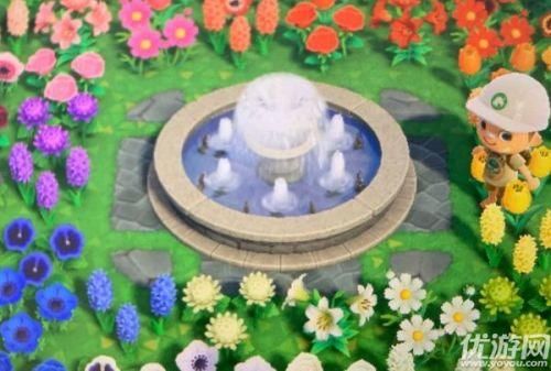 『花色』动物之森全花色花圃建造方法 动物之森全花色花圃花色位置