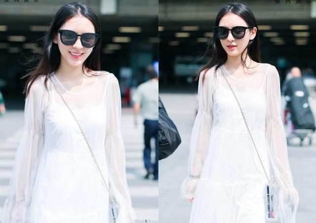 张予曦胆真大，男友不在身边就这么敢穿，短裤都提到裤裆这儿了！