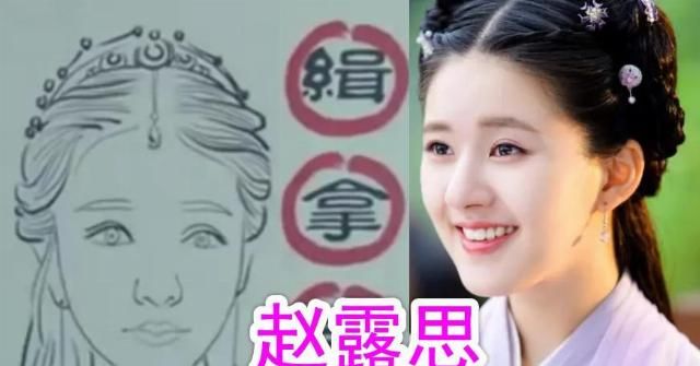 [画手]女明星“通缉照”热巴相似度50％，赵丽颖30％，赵露思：灵魂画手