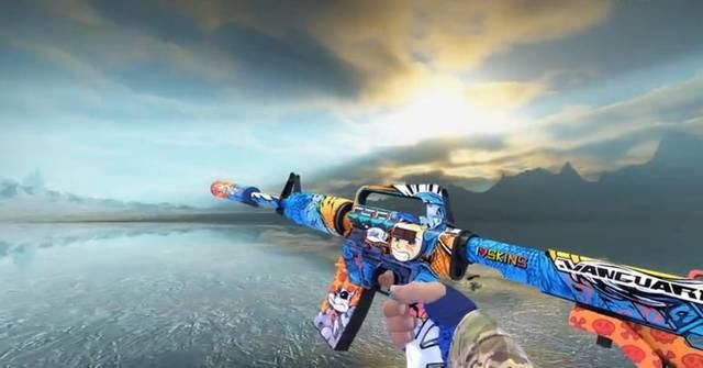  握把处：CSGO：秋叶原之选迎来劲敌，新皮肤全是二次元，M4A1太好看