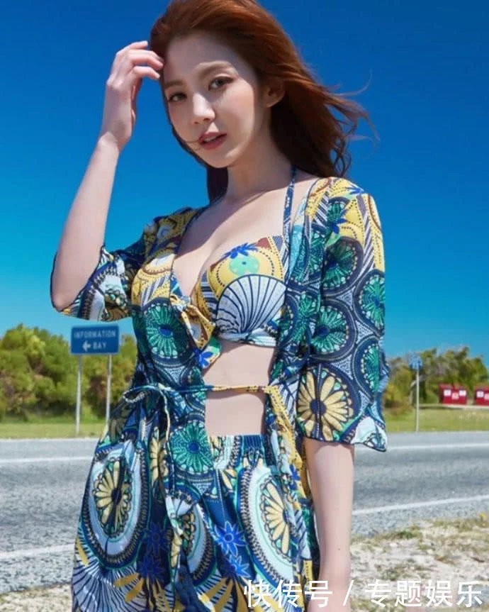 荒野里的波希米亚风风美女，波希米亚风沙滩比基尼，惬意的生活